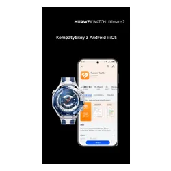 Smartwatch HUAWEI Watch Ultimate 2 Srebrno-niebieski