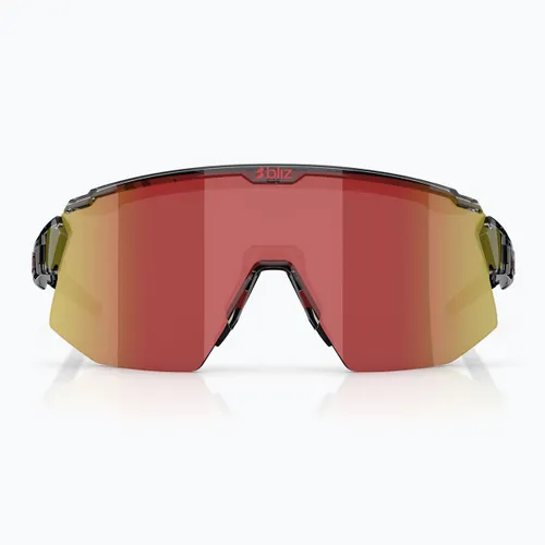 Okulary przeciwsłoneczne Bliz Breeze transparent dark grey/brown red multi