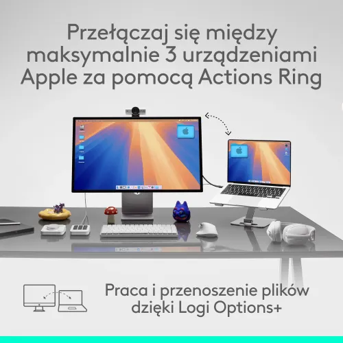 Myszka Logitech MX Master 4 dla Mac Szary