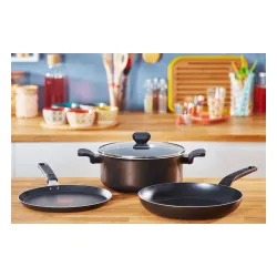 TEFAL Simple Cook 28 cm - patelnia tytanowa nieprzywierająca z sensorem smażenia
