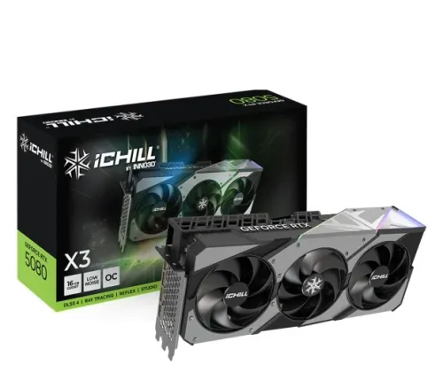 Karta graficzna Inno3D GeForce RTX 5080 iCHILL X3 16GB GDDR7 256bit DLSS 4