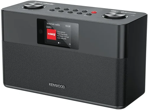 Radioodbiornik Kenwood CR-ST120S-B Radio FM, DAB+ Internetowe Wi-Fi Bluetooth Czarny