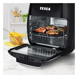 Air Fryer Frytkownica beztłuszczowa TESLA AirCook Grill QG600 Czarno-srebrny