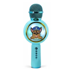 Mikrofon z głośnikiem Bluetooth OTL Technologies PAW Patrol Chase PopSing LED Light Up Wireless Karaoke 5W Morski