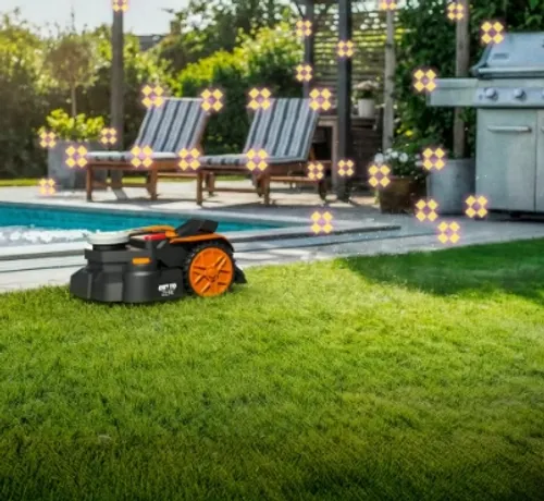 Robot koszący Worx Landroid Vision Cloud AI RTK V-SLAM WR305E 500m2