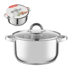 Garnek ze stali nierdzewnej z pokrywką FLORINA CLAUDE 6,1 l