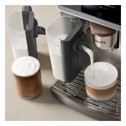 Автоматическая кофемашина Philips 8000 LatteGo Pro Café Aromis EP8757/92 холодный кофе ширина 25,1 см