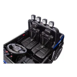 Auto Na Akumulator Dla Dzieci Dodge Ram Policja Zb629-F 4X4 LED Eva Skóra