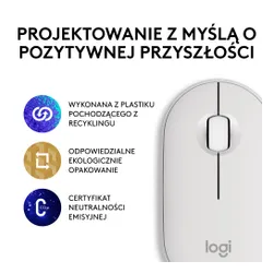 Myszka Logitech Pebble 2 Biały