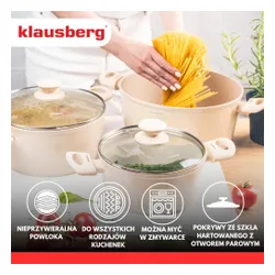 Zestaw garnków KLAUSBERG KB-7961 (6 elementów)
