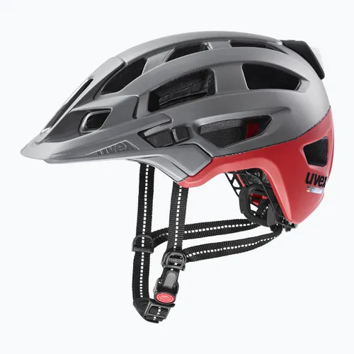 Kask rowerowy UVEX Finale Light 2.0 silver/red matt