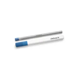 Słomka filtrująca do wody LifeStraw Stainless Steal Sip - stormy blue