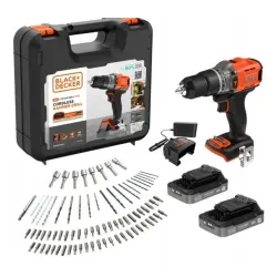 Wiertarko-wkrętarka Black&Decker BCD383D2XKA-QW