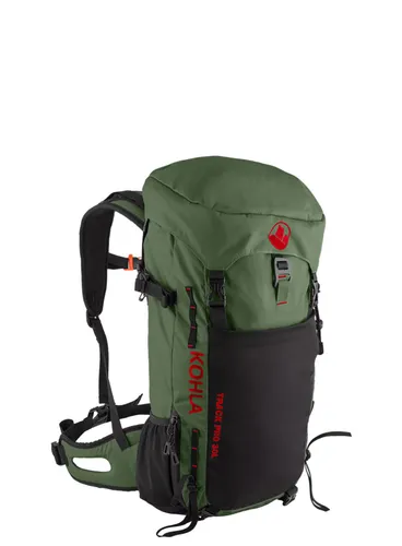 Plecak turystyczny Kohla Track Pro 30L - bronze green/flm scarlt/cav