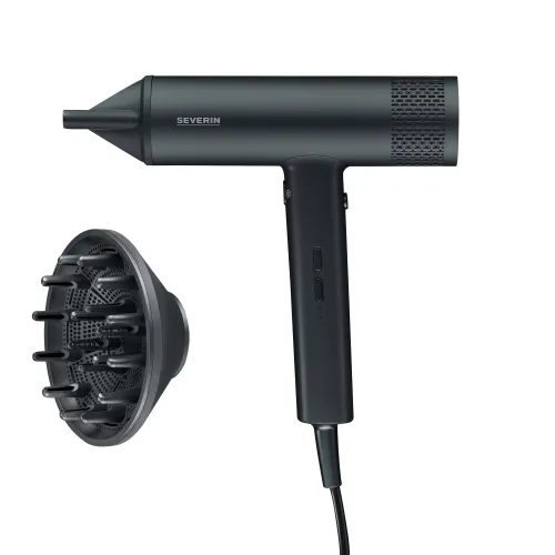 Suszarka do włosów Severin S-Style SpeedPro HT 0170 Jonizacja Dyfuzor Zimny nawiew 2000W 3 prędkości 3 temperatury