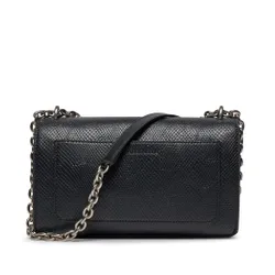 Calvin Klein blugi sculptate Lambou sac cu Chain25 șarpe K60k611521 Negru BEH