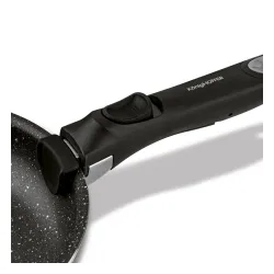 Zestaw 3 patelni z powłoką marmurową i odpinaną rączką Konighoffer Handy 20 cm 24 cm 28 cm