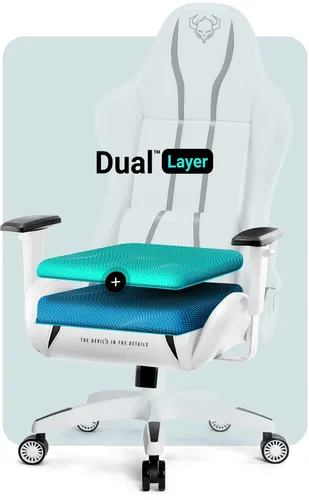 Fotel DIABLO CHAIRS X-One 2.0 Small Biało-czarny