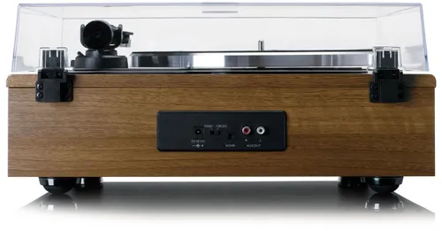 Gramofon LENCO LS-410WA Orzech, Manualny,Napęd paskowy,Bluetooth,Wbudowane głośniki,Prędkość odtw. 33 1/3, 45 obr./min