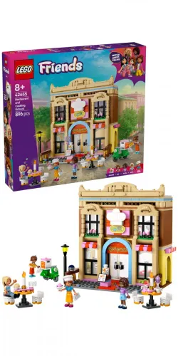 LEGO Klocki Friends 42655 Restauracja i szkoła gotowania