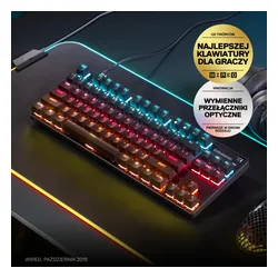 Klawiatura SteelSeries Apex 9 TKL OptiPoint (64847)