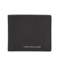 Мужской кошелек Tommy Hilfiger Th Struc Leather Cc And Coin Am0am11604 Black BDS