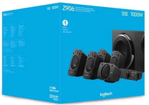 Logitech 5.1 Z906 Surround Ses Hoparlörleri Hoparlör Seti (980-000468 / 980-000469)