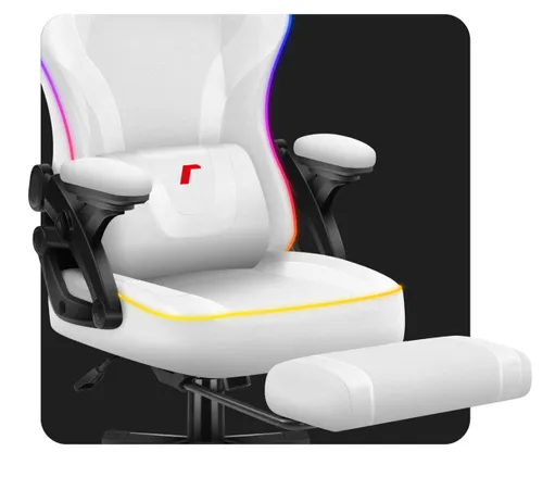 Fotel HUZARO Force 4.6 RGB Biały