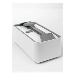 Lunchbox / śniadaniówka ze sztućcami Blim + Bauletto M - arctic white