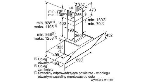 Вытяжка Bosch Dwk97jm20 Белый