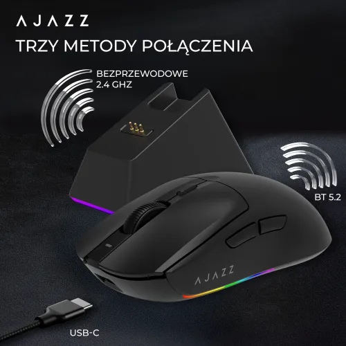 Myszka gamingowa Ajazz AJ139 V2 MC Czerwony