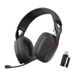 Słuchawki bezprzewodowe z mikrofonem Marvo Pulz 70W Nauszne Czarny