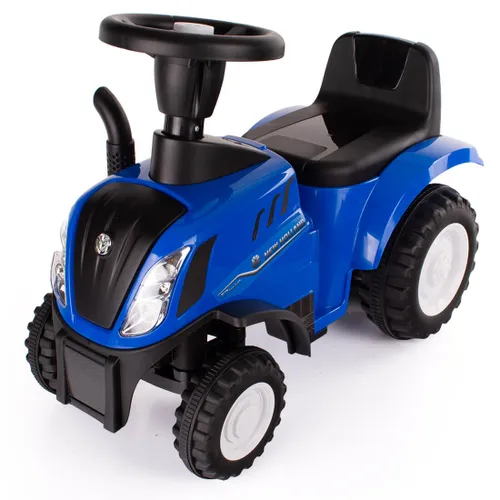 Jeździk traktor z przyczepką New Holland jeździdełko dla dziecka pojazd 12M+ niebieski