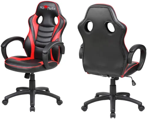 Fotel gamingowy RED FIGHTER C6 Kids Czarno-czerwony