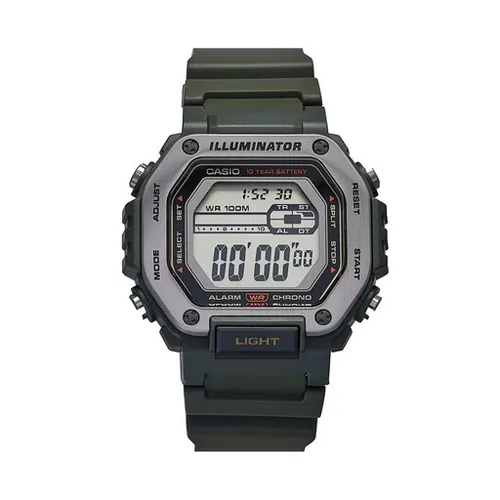 Casio Digital MWD-110H-3avef Green saati