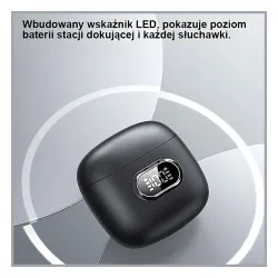 Słuchawki bezprzewodowe USAMS IA II Series TWS Douszne Bluetooth 5.3 Purpurowy