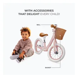 Rowerek biegowy Kinderkraft Rapid 2 pink