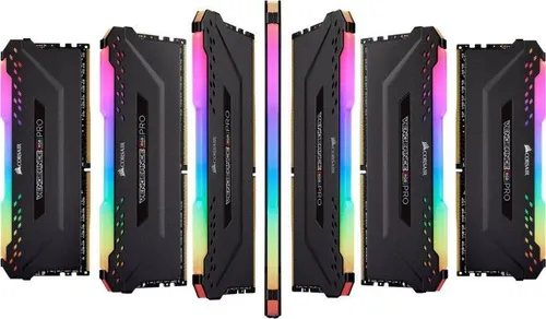 Pamięć Corsair Vengeance RGB PRO, DDR4, 64 GB, 3600MHz, CL18 (CMW64GX4M4D3600C18)