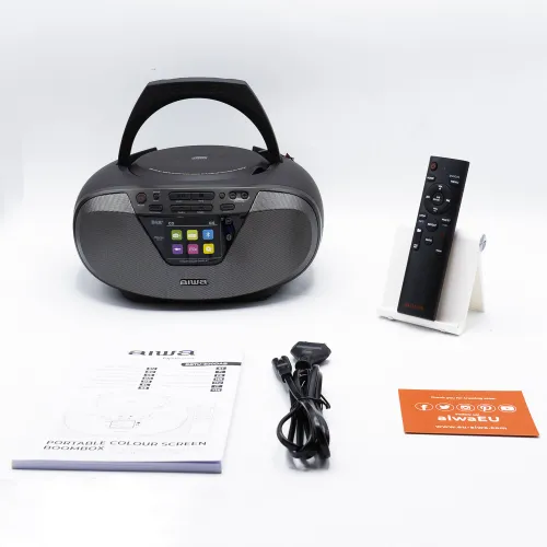 Radioodtwarzacz Aiwa Boombox BBTU-500DAB/BK Bluetooth DAB+ Czarny