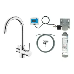 Bateria Deante BCHF064M Chrom Mosiądz
