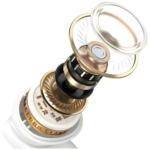 Słuchawki bezprzewodowe USAMS ID25 Series TWS Douszne Bluetooth 5.3 Biały