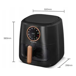 Air Fryer Frytkownica beztłuszczowa TURBOTRONIC TT-AF200 7.6l 6 automatycznych programów
