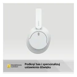 Słuchawki bezprzewodowe Sony WH-CH720N Nauszne Bluetooth 5.2 Biały