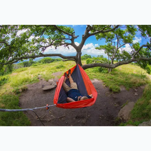 Hamak turystyczny ENO SuperSub Ultralight charcoal/orange