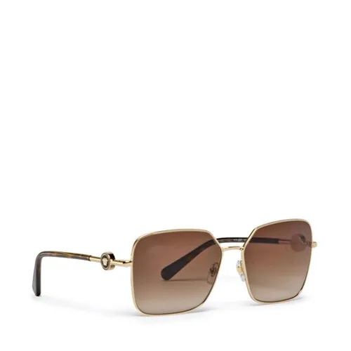 Okulary przeciwsłoneczne Versace 0VE2227 125213 Pale Gold/Brown Gradient Dark Brown - Rozmiar (EU) 59