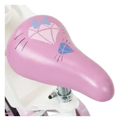 Rower dziecięcy HUFFY Disney Minnie 16 cali dla dziewczynki Biały