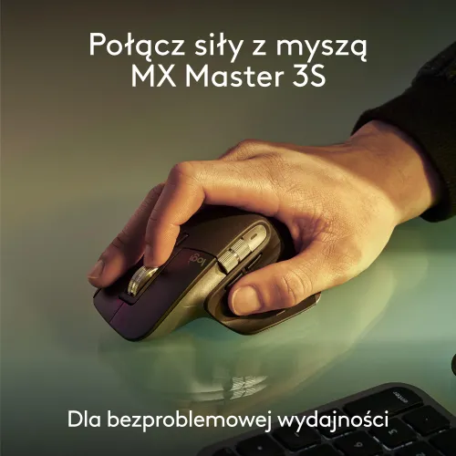 Klawiatura membranowa Logitech MX Keys S dla Mac Szary