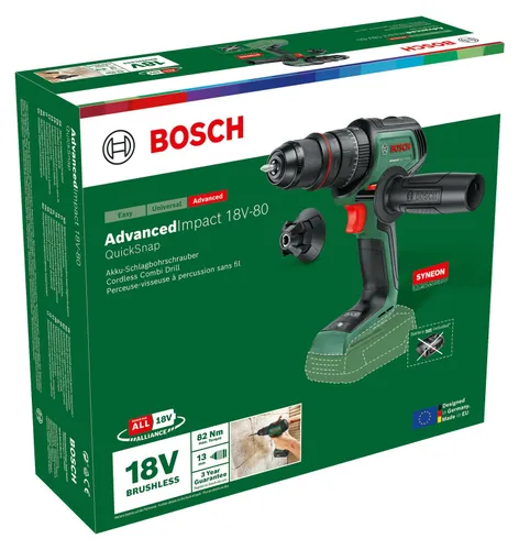 Wiertarko-wkrętarka BOSCH AdvancedImpact 18V-80 06039E2100 z udarem