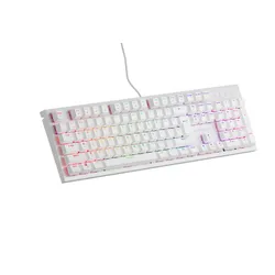 Klawiatura mechaniczna Genesis Thor 303 RGB - Outemu Peach Silent - biały