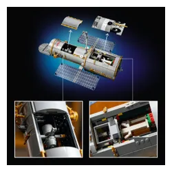 LEGO ICONS 11382 Hubble Space Telescope, zestaw klocków 18+
